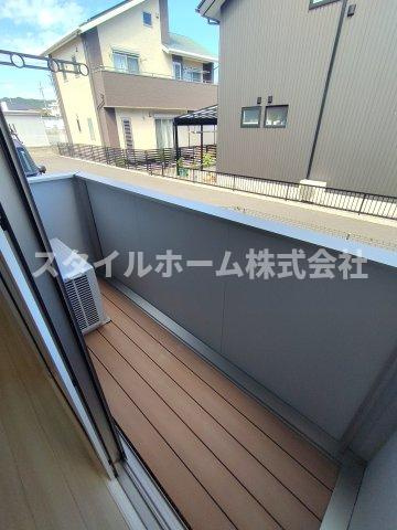 カーサ・ソラーレのバルコニー
