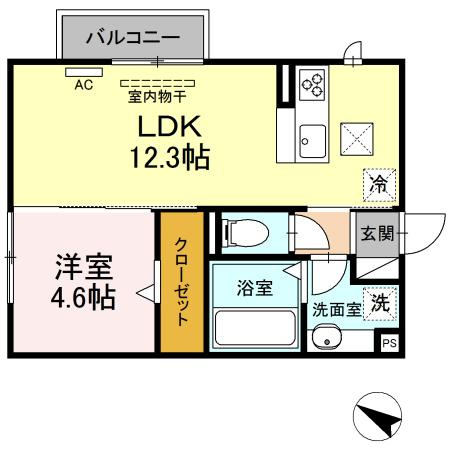 カーサ・ソラーレの間取り