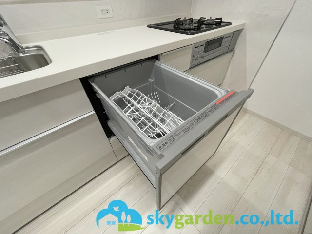 茅ヶ崎市今宿　未入居戸建　全8棟4号棟のキッチン