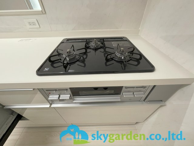 茅ヶ崎市今宿　未入居戸建　全8棟4号棟のキッチン