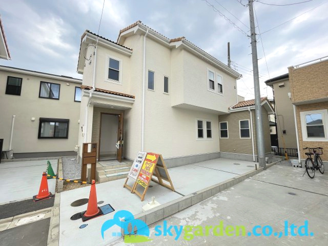 茅ヶ崎市今宿　未入居戸建　全8棟4号棟の外観