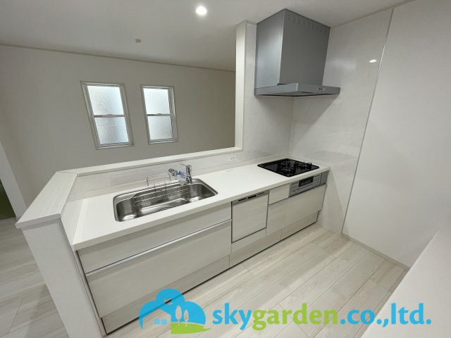 茅ヶ崎市今宿　未入居戸建　全8棟4号棟のキッチン