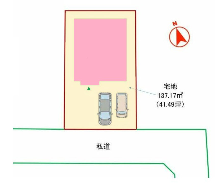【中古戸建】藤岡市藤岡の区画図|■区画図