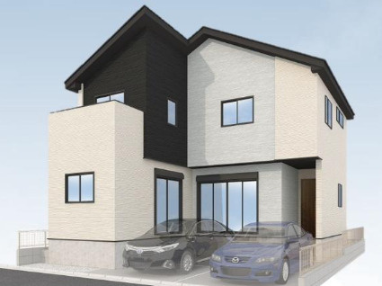 【仲介手数料無料】所沢市けやき台６期　所沢市の新築住宅なら西武ハウジングの外観パース