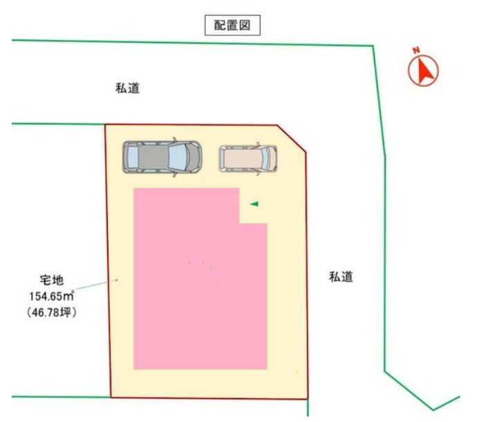 【中古戸建】藤岡市藤岡の区画図|■区画図