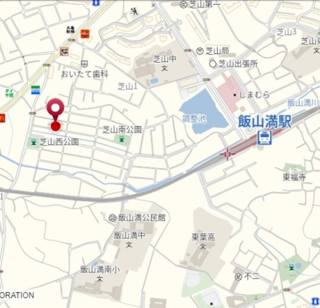 芝山1丁目ヘーベルハウスの地図|★案内図★