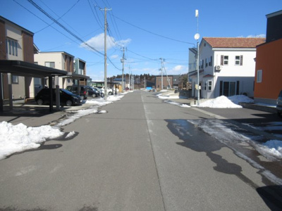 【前面道路含む現地写真】 | 能代市落合字下大野・土地
