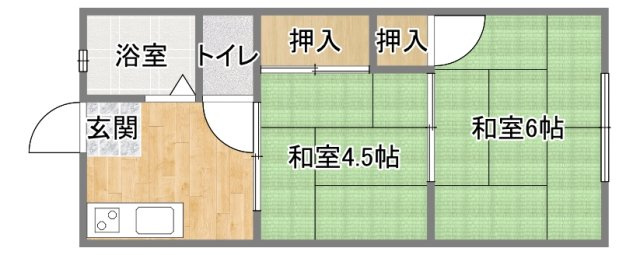 カムリイン東田Ⅰの間取り