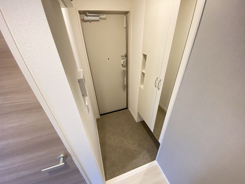 神戸市兵庫区芦原通４丁目のアパートの玄関|シューズボックス付き