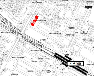 仲介手数料無料　小手指ハイツB棟の地図