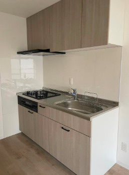 長柄西1丁目貸家のキッチン|お料理しやすいキッチンです