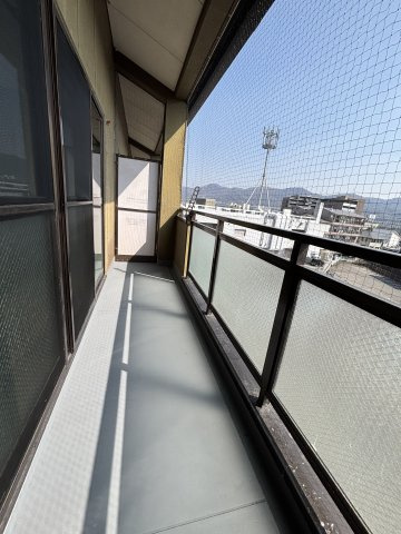 エスポワール交野のバルコニー