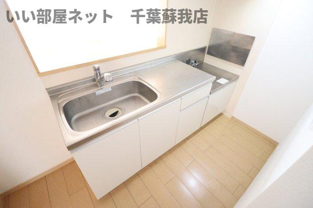 リバーサイドＢのキッチン|お料理しやすいキッチンです