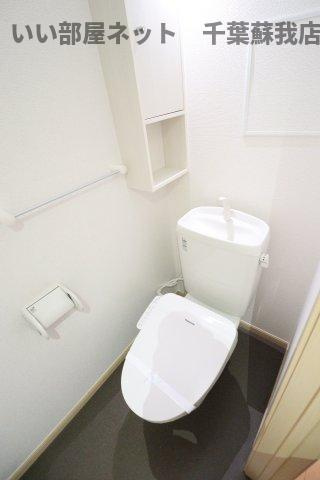 リバーサイドＢのトイレ|シンプルで使いやすいトイレです