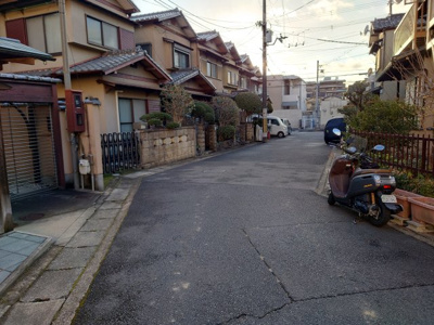 【前面道路含む現地写真】 | 山科区大宅沢町　新築戸建