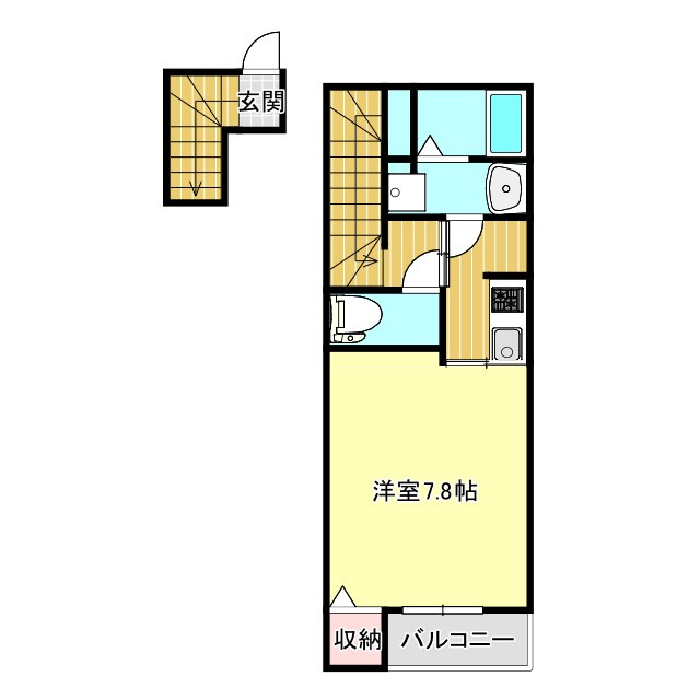 グリーンプレイス矢吹の間取り