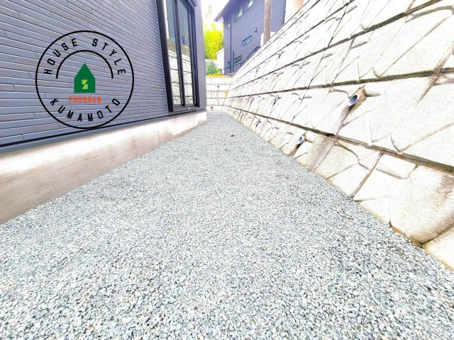 合志市御代志第12-1棟（8号棟）　の庭|お庭で自由な時間を過ごせます。