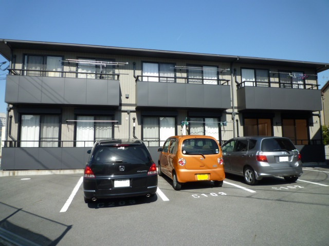 倉敷市大島のアパートの外観