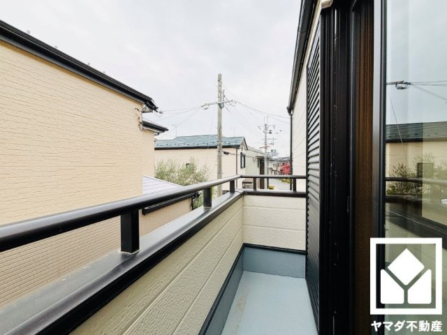 大津市大萱７丁目のバルコニー
