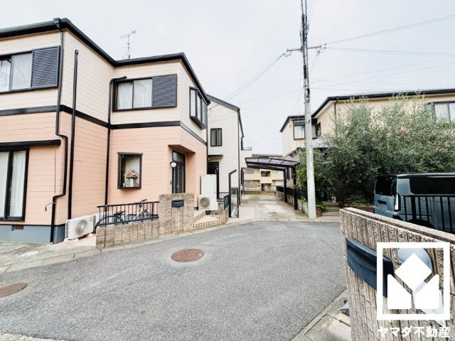 大津市大萱７丁目の前面道路含む現地写真