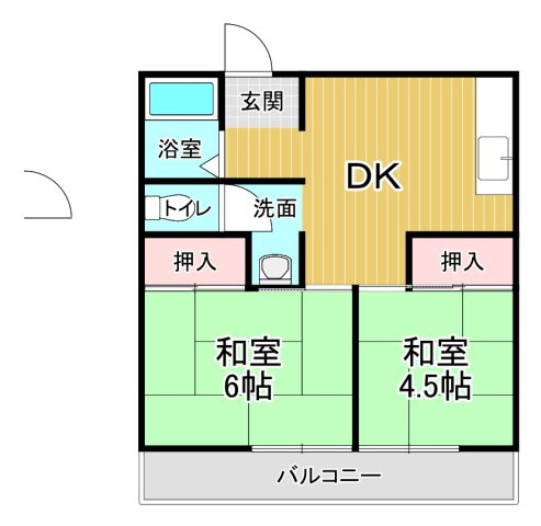アクア羽犬塚の間取り