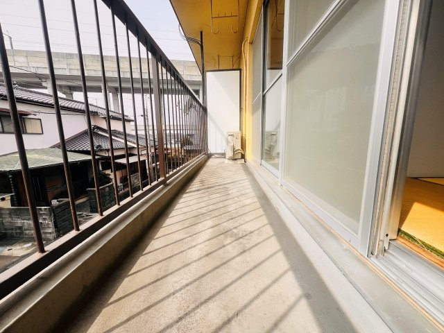 アクア羽犬塚のバルコニー
