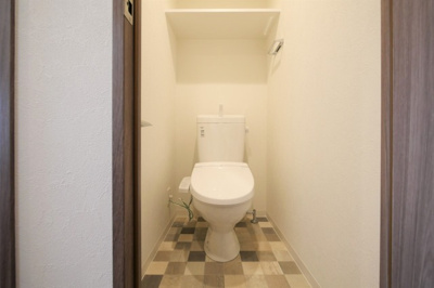 【トイレ】 | プレサンス朝潮橋ベイ・ブリーズ | 落ち着いたトイレです