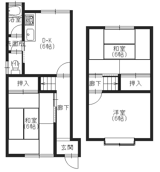 吉永K邸貸家の間取り