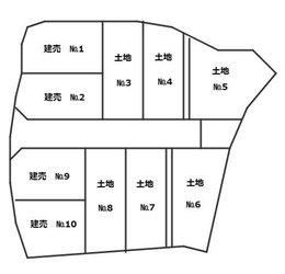 【区画図】 | ☆安佐南区上安７丁目　新規分譲☆土地 | 全体区画図