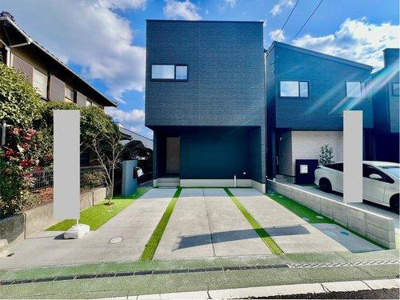 【外観】 | ☆廿日市市塩屋1丁目　新築住宅☆ | No3◆素敵な暮らしを象徴するスタイリッシュな外観と、安心して暮らせる充実した設備仕様です♪
