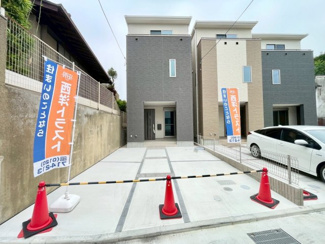 【外観】 | ☆南区東本浦町　新築分譲☆ | ☆A棟現地外観写真☆外観は、洗練されたモダンでスタイリッシュなデザインです♪