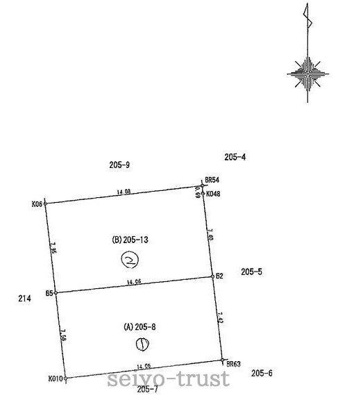 【区画図】 | ☆安佐北区倉掛2丁目　新築分譲　No.2☆ | 区割図