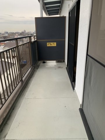 鳥山マンションⅢのバルコニー