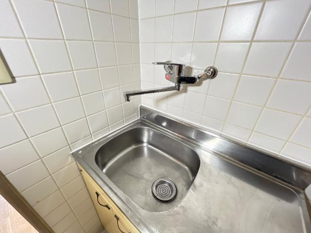 ブライトプレイスあゆちのキッチン|シンク　シングルレバー