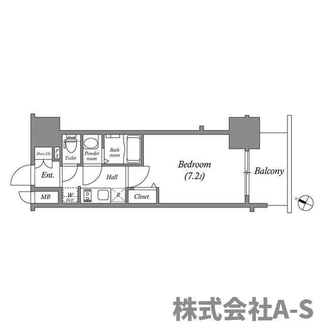 アドバンス名古屋モクシーの間取り