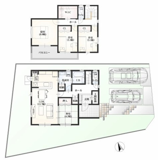 【間取り】 | 野洲市小南　31号地　中古戸建