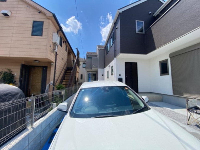 祝：成約済み　八王子市　富士見町　新築戸建て　４期の前面道路含む現地写真|～仲介手数料無料☆八王子ひなた不動産～　八王子市富士見町　新築戸建て