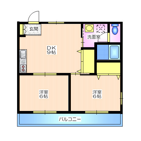 コーポイチエの間取り