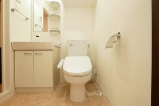 【トイレ】 | ラクラス阿倍野元町 | シンプルで使いやすいトイレです