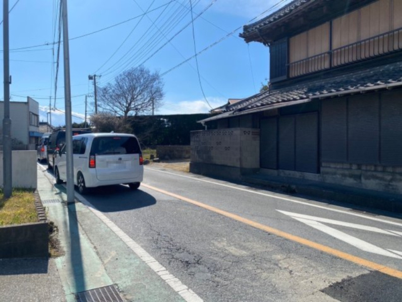鋸南町保田売地の前面道路含む現地写真