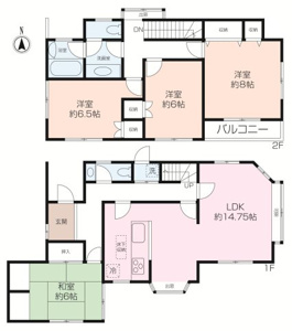全室明るい南向きで6帖以上！のびのび過ごせる4LDK♪