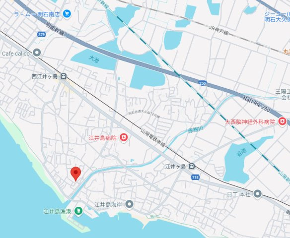 明石市大久保町西島　中古戸建の地図