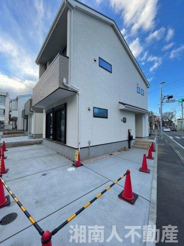 茅ヶ崎市萩園　新築戸建ての外観|きれいな外観です