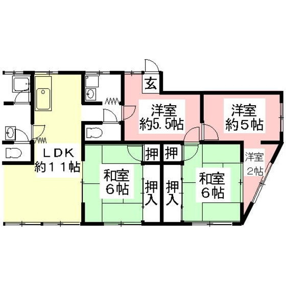グランドユニオンの間取り