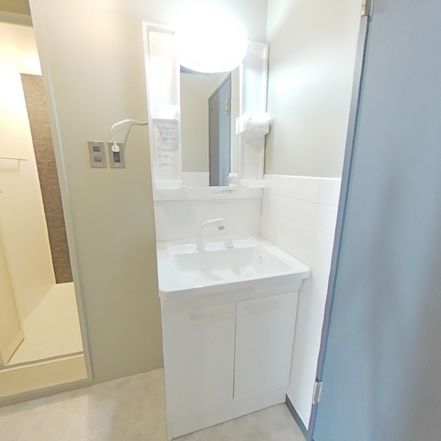 岐阜市北一色８丁目のアパートの洗面所