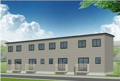 【外観パース】 | 南小泉4丁目テラスハウス