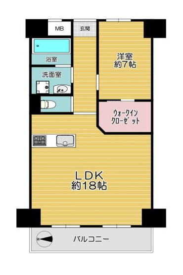 【間取り】 | 関目グリーンハイツC棟