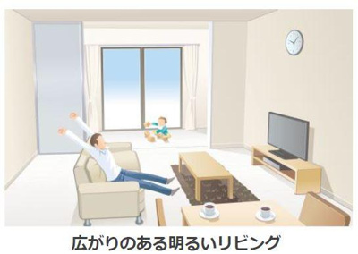 【居間・リビング】 | 仮称）岸和田市磯上町新築アパート | その他（イメージ）