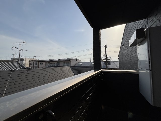 ディアコート高柳のバルコニー