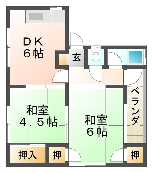 大塚マンションの間取り